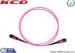 MPO Breakout Cable Fan Out Kits Fiber Optics LC FC SC Type LSZH pink Cover
