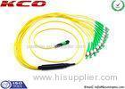 40G MTP MPO Fiber Breakout Cable FC APC 12 Optical Fiber Jumpers