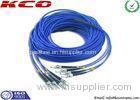 4 Cores Armored Fiber Optic Patch Cables ST to ST Rodent Resistant