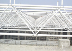 Steel space frame roofing canopy steel building shed