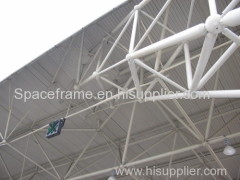 Steel structure roofing space frame canopy steel building shed