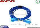 SC to SC Fiber Optic Patch Cables Rodent Proof Armoured Cord Jumper