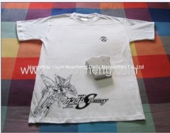 Different Shapes of Compressed Cotton T-shirt