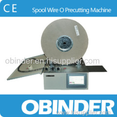 Obinder spool wire o cutting machine