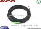 FTTH fiber optic patch cable SC/APC-SC/APC single mode simplex black color LSZH cable