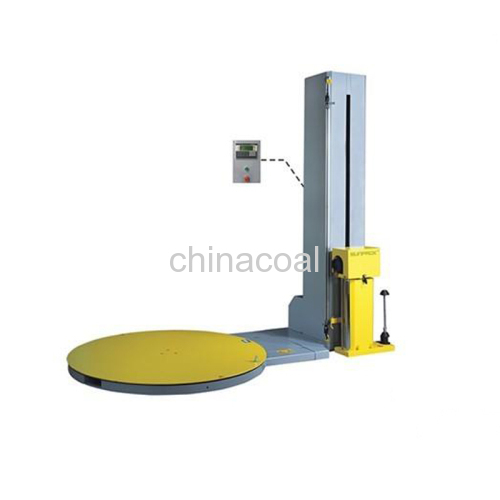 (Pre-stretch) and (Top plate) Automatic pallet wrapping machine automatic shrink wrap machine