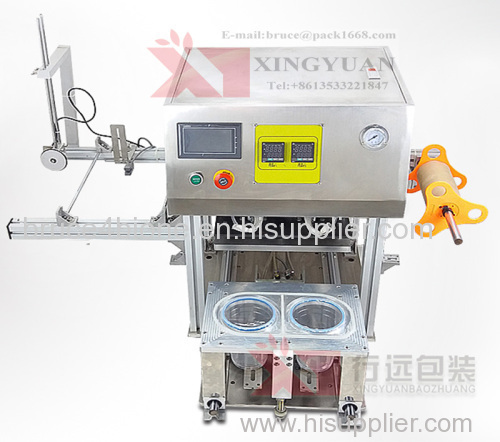 Automatic Plastic Juice Cup Heating Sealing Machine