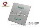 Metal Faceplate Push To Exit Button Brushed Panels For Harsh Environments
