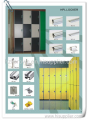 Hpl locker accessories alu profil