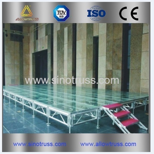 hot sale factory price plexiglass aluminum alloy stage for wedding