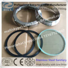 Stainless Steel Sanitary Welded Union Sight Glass with epdm gasket