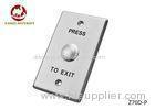 Single Pole Double Throw Door Exit Push Button Switch On Off Zinc Alloy Housing