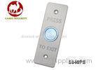 Piezoelectric Normally Open Push Button Door Release With Scratchproof Laser Printing