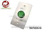 Red / Green Concave Button Push to Exit Button for Acess Control