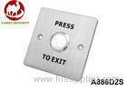 Stainless Steel Switch Button Push To Exit Button With Big Contact Area