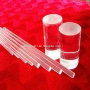 /round/square Frosted or polished Quartz Glass Flange For connecting 