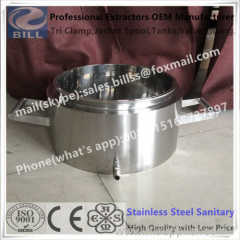 Stainless Steel Sanitary Tri Clamp Pipe Spool with handle for easy to move