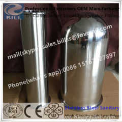 Stainless Steel Tri Clamp Columns Spool with rounded bottom base