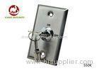 Flush Mounted SPDT Momentary Key Switch ON OFF Sign Customised Logo