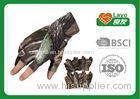 Military Camo Hunting Gloves Open Finger With Flexiable Knukle
