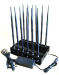 12-band Jammer GSM DCS Rebolabile 3G 4G WIFI GPS Satellite Phones and car remotes 315-433-868 Mhz