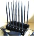 12-band Jammer GSM DCS Rebolabile 3G 4G WIFI GPS and RF Bugs from 130 to 500 Mhz