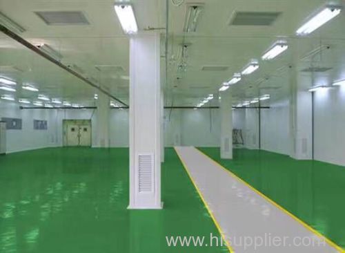 Pharmaceutical clean room floor