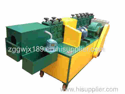 Hyperbolic steel tube straightening machine