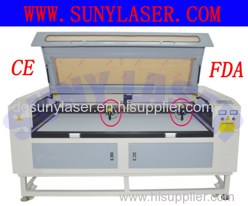 Multi Heads CO2 Leather Laser Cutting Machine 1600*1000MM