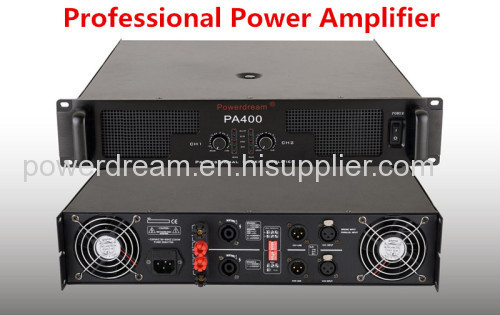 400W 2 channels professional audio amplifier concert amplifier FACTORY SUPPLIER