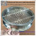 Stainless Steel Customs Tri Clamp spool and customs cap lid with dip tube