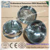 Stainless Steel Tri Clamlp bowl reducer with filter disc and spray ball in bottom