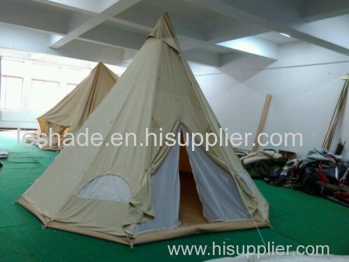 4m canvas teepee tent