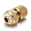 Brass 1/2&quot; Snap-In Quick Connector For Connecting Hose