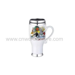 Ceramic Stainless Steel Mug