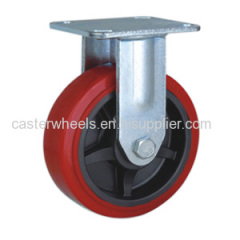 Rigid Pu caster wheels