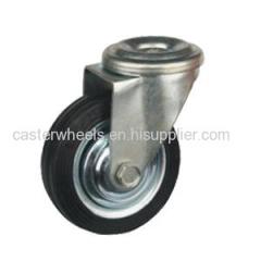 Bolt Hole Rubber Caster Wheels