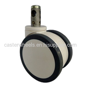 Medical casters with central locking