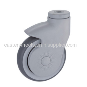 Medical Caster With Bolt Hole