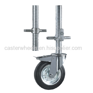 Rubber scaffolding caster wheels