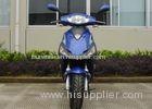 Aluminum Frame Adult Motor Scooter 12V 7A Blue 50cc Motor Scooter With Headlight