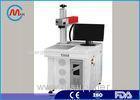 Unique 20w Fiber Laser Marking Machine Air Cooling With Rotary Attachment