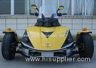 Rear Disc Brake Tri Wheel Motorcycle With Two Front Wheels Water Cooled 4 Stroke
