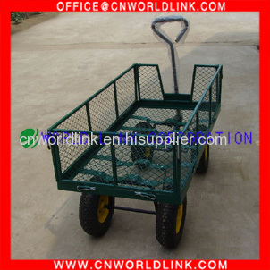 Heavy Duty Steel Mesh Kids Folding Metal Yard Wagon