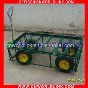 Heavy Duty Steel Mesh Kids Folding Metal Yard Wagon