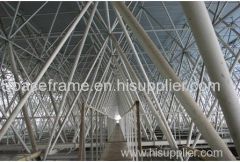 Steel structure roof system space frame canopy/shed