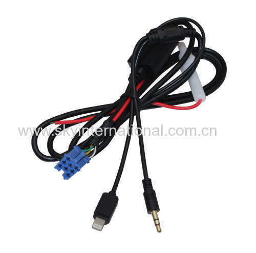 Aux cable For Blaupunkt audio cable for iPod iPhone 5 5C 5S 6 6 PLUS Charge
