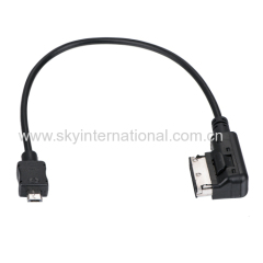 Micro USB to Audi Interface AMI MMI AUX Cable A3 A4 A5 A6 A8 Q5 Q7 R8 TT S4
