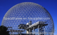 Steel building coal storage shed steel space frame dome