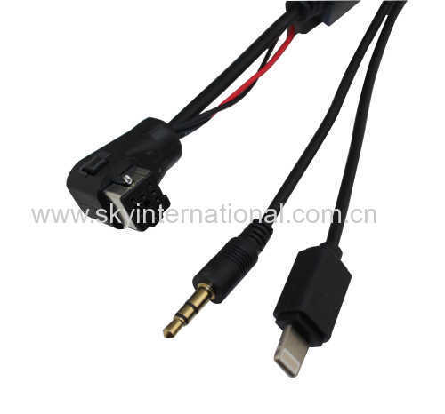 FOR PIONEER CD-iB100II iPOD iPHONE LIGHTNING AUX INTERFACE CABLE iP-BUS